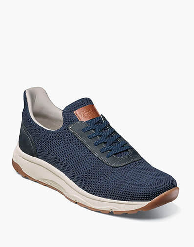 Satellite Knit Elastic Lace Slip On Sneaker in Navy for $150.00 dollars.