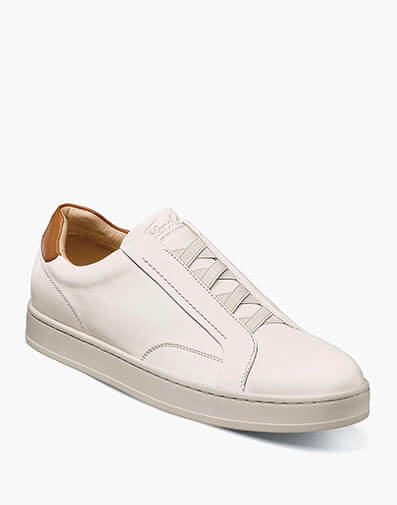 Monopoli Elastic Lace To Toe Sneaker in Cream for $175.00 dollars.