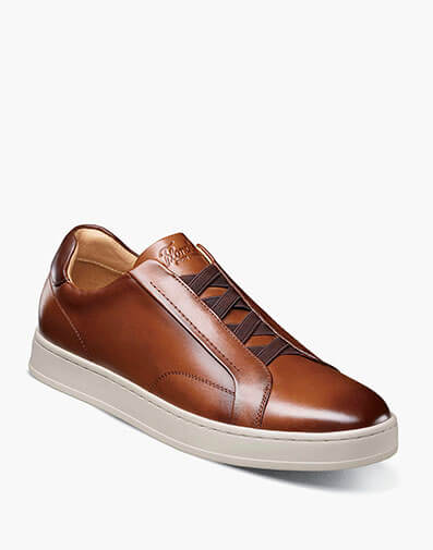 Monopoli Elastic Lace To Toe Sneaker in Cognac Multi for $175.00 dollars.