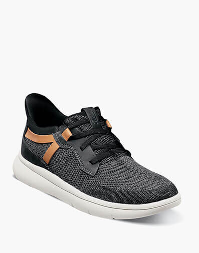Fleet Knit Elastic Lace Slip On Sneaker in Black Multi for $160.00 dollars.