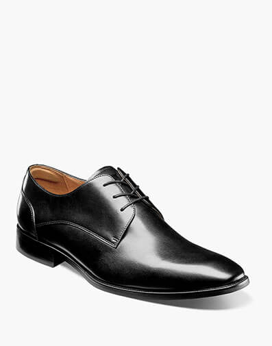 Sorrento Lux Plain Toe Oxford in Black for $180.00 dollars.