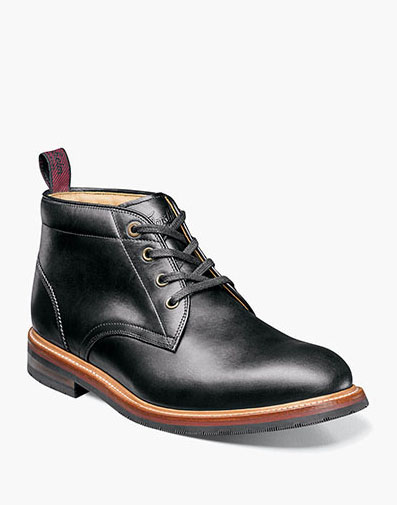 Foundry Plain Toe Chukka Boot in Black for $405.00 dollars.