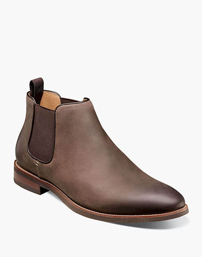 Uptown Plain Toe Gore Boot in Brown CH for $175.00 dollars.