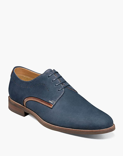 Uptown Plain Toe Oxford in Navy for $160.00 dollars.