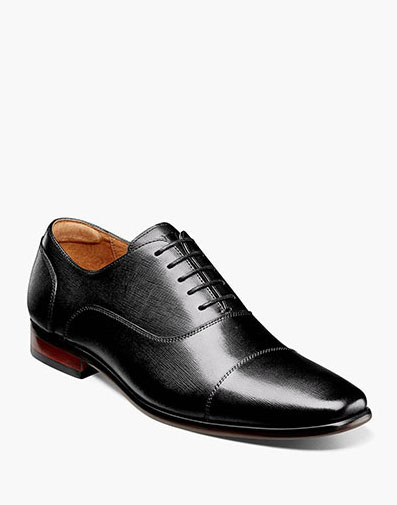 Postino Cap Toe Balmoral Oxford in Black for $180.00 dollars.