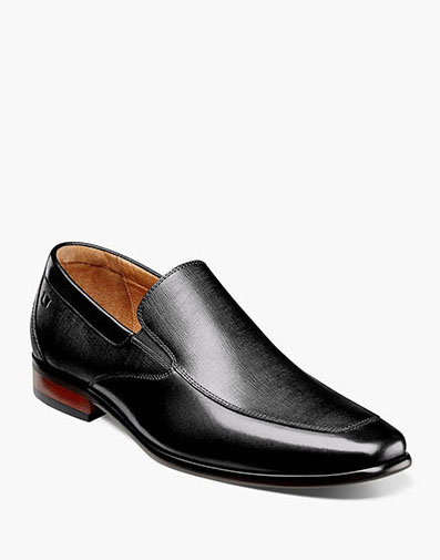 Postino Moc Toe Venetian Slip On in Black for $180.00 dollars.