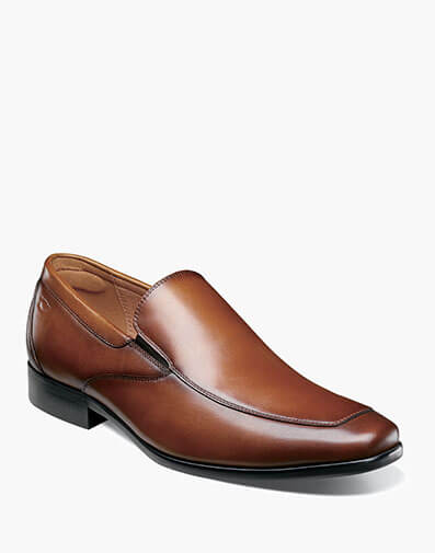 Postino Moc Toe Venetian Slip On in Cognac Smooth for $180.00 dollars.