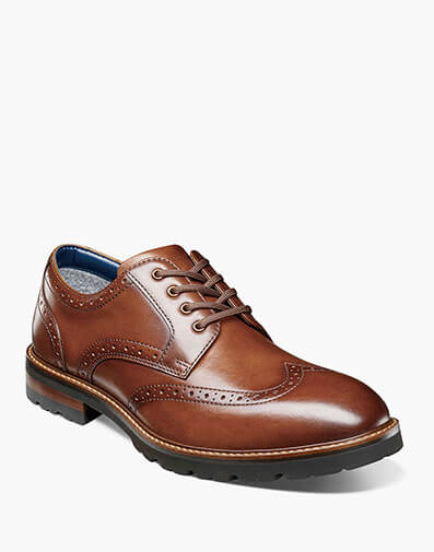 Renegade Wingtip Oxford in Cognac for $180.00 dollars.