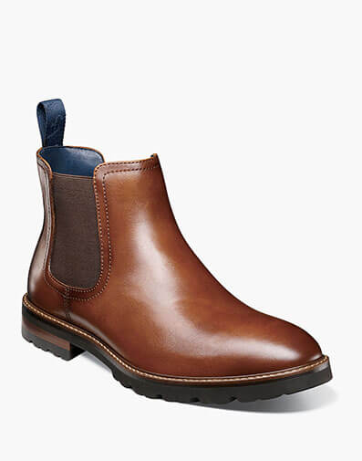 Renegade Plain Toe Gore Boot in Cognac for $215.00 dollars.