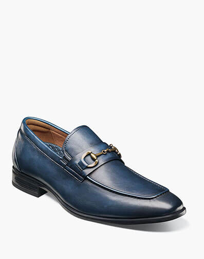 Zaffiro Moc Toe Bit Loafer II in Navy for $180.00 dollars.