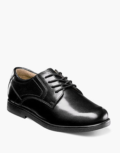 Midtown Jr. Boys Plain Toe Oxford in Black for $95.00 dollars.