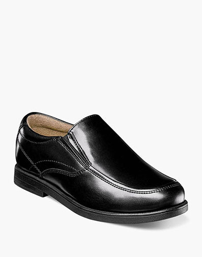 Midtown Jr. Boys Moc Toe Slip On in Black for $95.00 dollars.