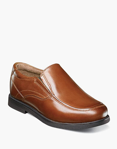 Midtown Jr. Boys Moc Toe Slip On in Cognac for $95.00 dollars.