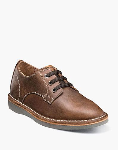 Navigator Jr. Boys Plain Toe Oxford  in Brown CH for $75.00 dollars.