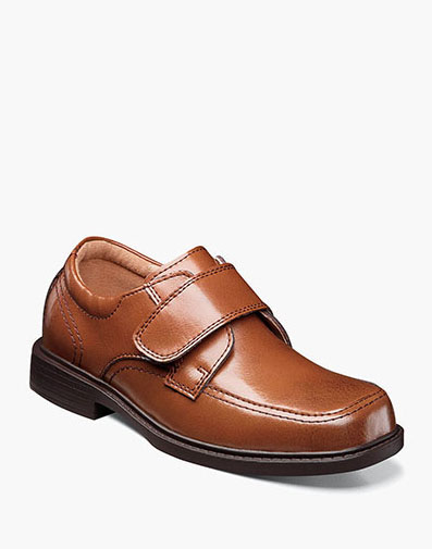 Berwyn Jr. II Boys Moc Toe Strap in Cognac for $90.00 dollars.