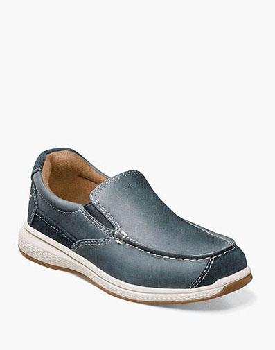 Great Lakes Jr. Boys Moc Toe Slip On in Indigo for $95.00 dollars.