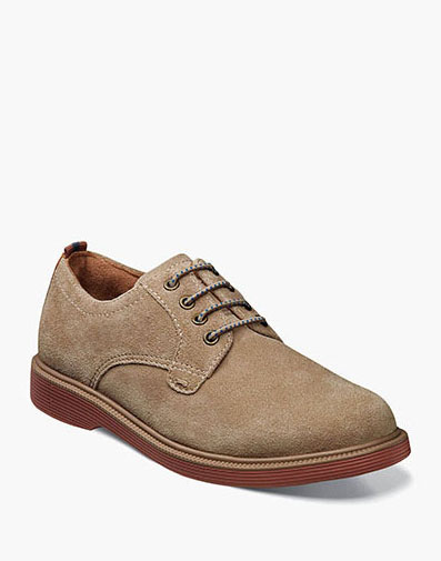 Supacush Jr. Boys Plain Toe Oxford in Sand for $95.00 dollars.