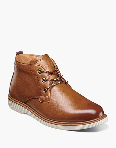 Supacush Jr. Boys Plain Toe Chukka Boot in Cognac for $100.00 dollars.