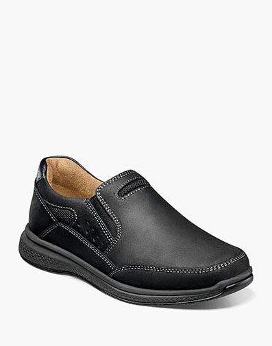 Great Lakes Jr. Boys Sport Slip On in Black Waxy for $95.00 dollars.