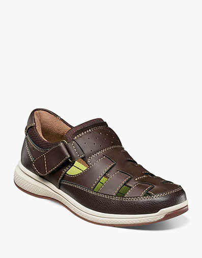 Great Lakes Jr. Boys Fisherman Sandal in Brown CH for $95.00 dollars.