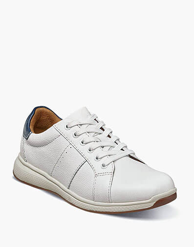 Great Lakes Jr. Boys Lace To Toe Oxford in White for $95.00 dollars.