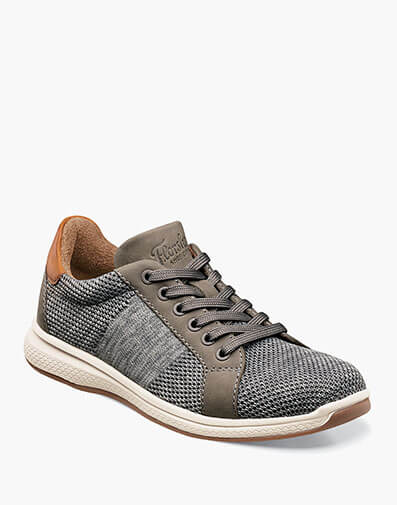 Great Lakes Jr. Boys Knit Lace To Toe Oxford in Gray for $85.00 dollars.