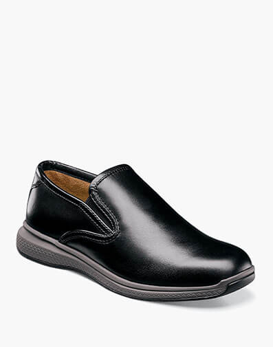 Great Lakes Jr. Boys Plain Toe Slip On in Black for $85.00 dollars.