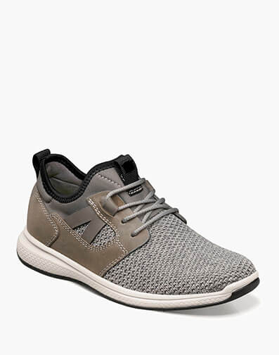 Great Lakes Jr. Boys Knit Plain Toe Sneaker in Gray for $95.00 dollars.