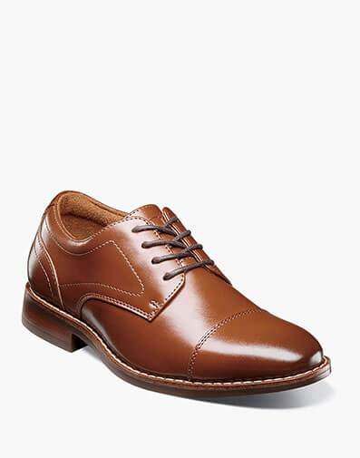 Rucci Jr. Cap Toe Oxford in Cognac for $90.00 dollars.