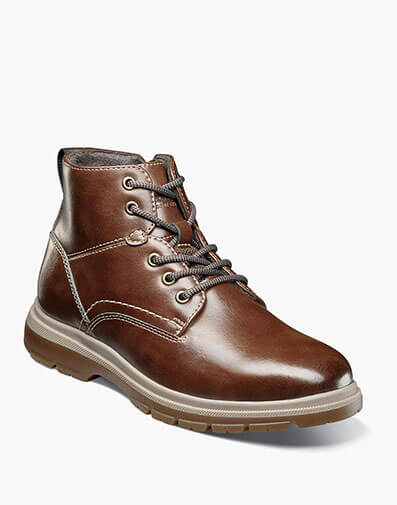 Lookout Jr. Plain Toe Lace Up Boot in Chestnut for $100.00 dollars.