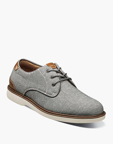 Highland Jr. Boys Canvas Plain Toe Oxford in Gray for $85.00 dollars.