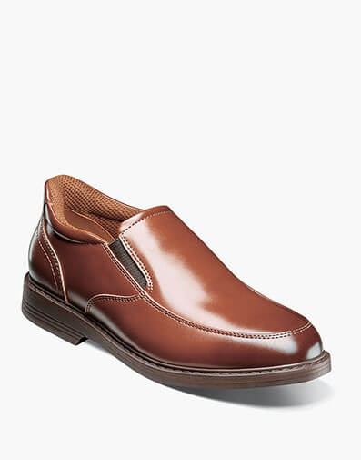 Highrise Jr. Boys Moc Toe Slip On Hands Free in Cognac for $90.00 dollars.