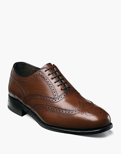 Lexington Wingtip Oxford in Cognac for $180.00 dollars.