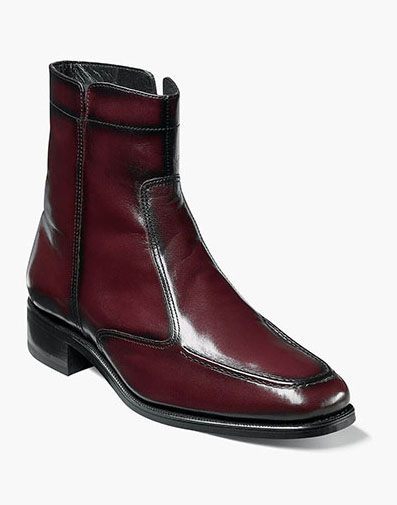 Essex Moc Toe Zipper Boot in Black Cherry for $195.00 dollars.