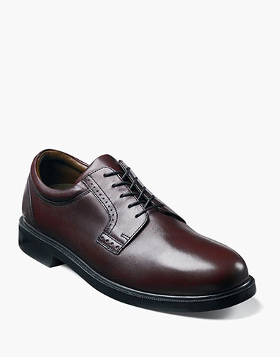 Noble Plain Toe Oxford in Burgundy for $180.00 dollars.