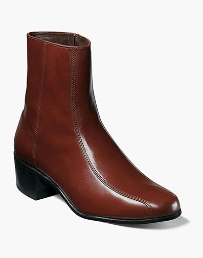 Duke Bike Toe Zipper Boot in Cognac for $195.00 dollars.