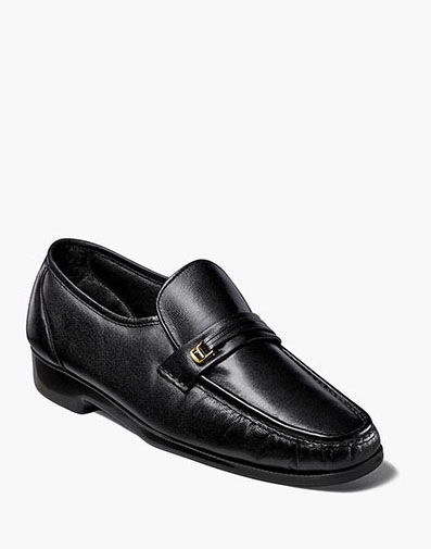 Riva Moc Toe Bit Loafer in Black for $175.00 dollars.