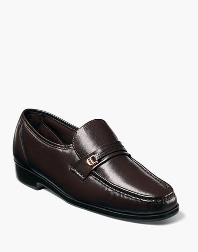 Riva Moc Toe Bit Loafer in Brown for $175.00 dollars.