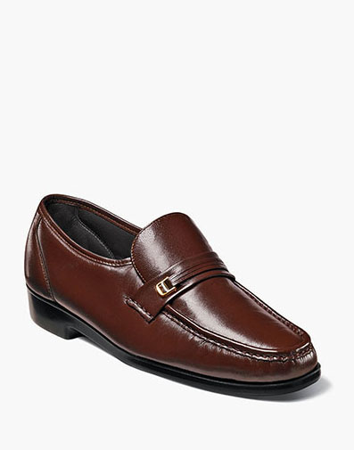 Riva Moc Toe Bit Loafer in Cognac for $175.00 dollars.