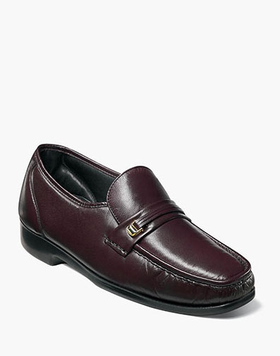 Riva Moc Toe Bit Loafer in Burgundy for $175.00 dollars.