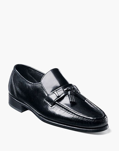 Como Moc Toe Tassel Loafer in Black for $119.90 dollars.