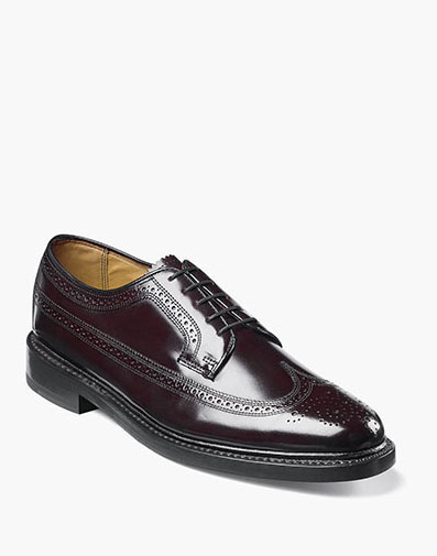 Kenmoor Wingtip Oxford in Burgundy for $350.00 dollars.